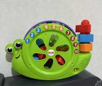 Музикальний сортер равлик Fisher Price, сортёр улиткп