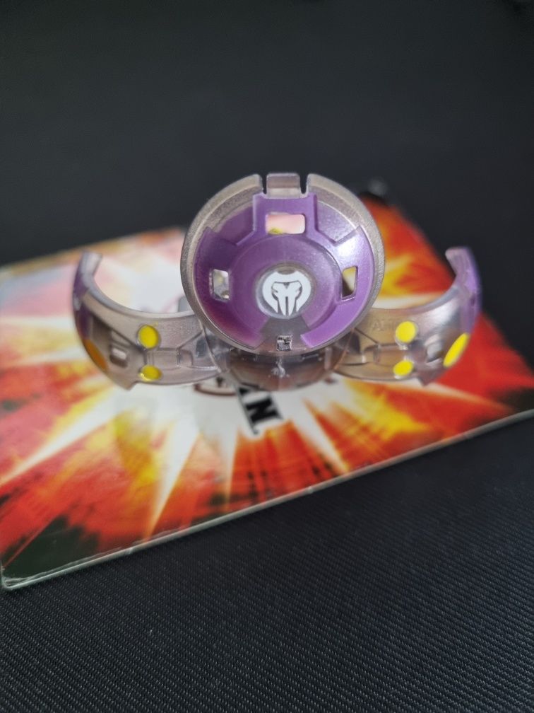 Bakugan Shadow Vulcan Translucent Black Darius