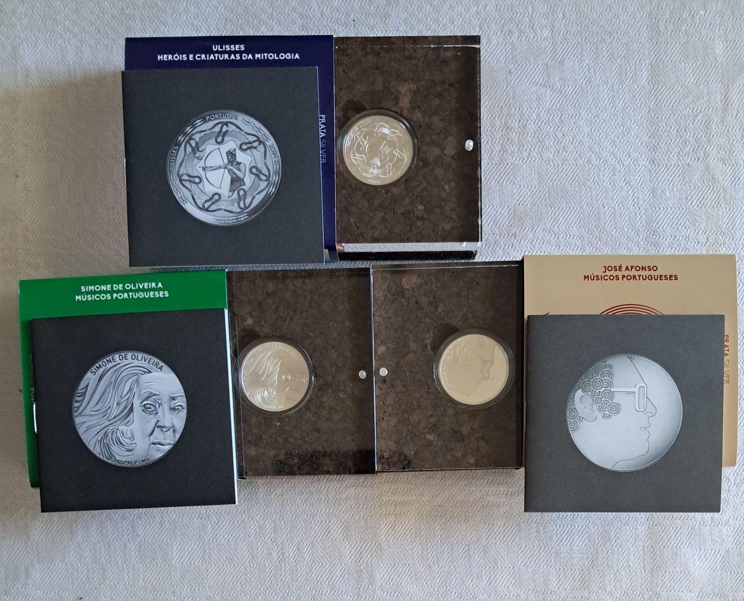 Moedas Portuguesas Comemorativas Proof - Prata