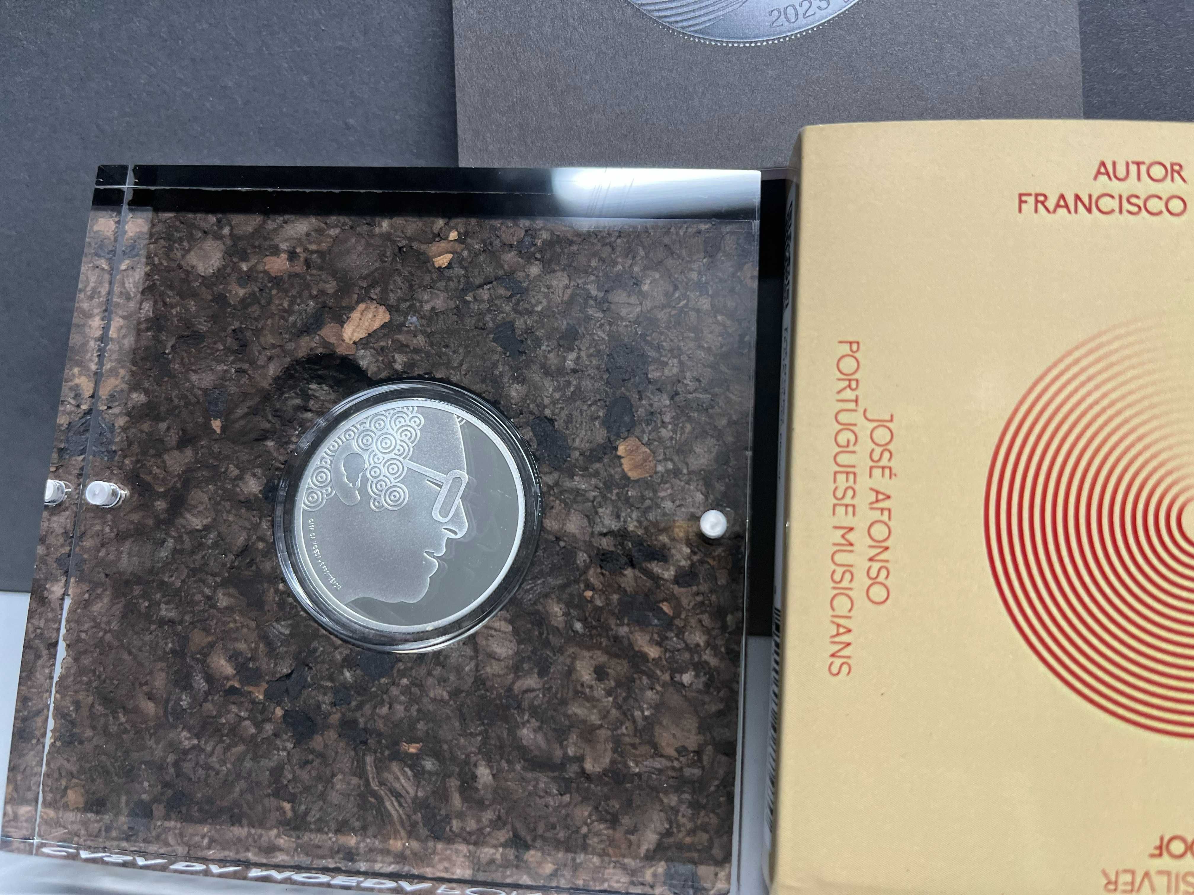 Moeda Zeca Afonso - Prata Proof