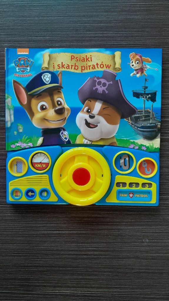 Książka dźwiękowa Psi patrol psiaki i skarb piratów