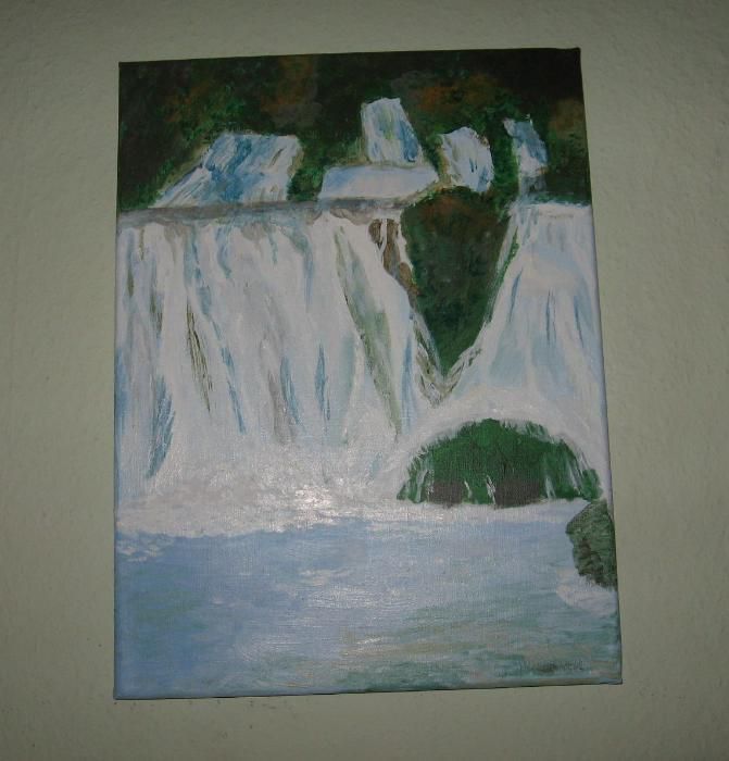 Obraz Ręcznie Malowany, Na Płótnie 40x30 cm, Akryl