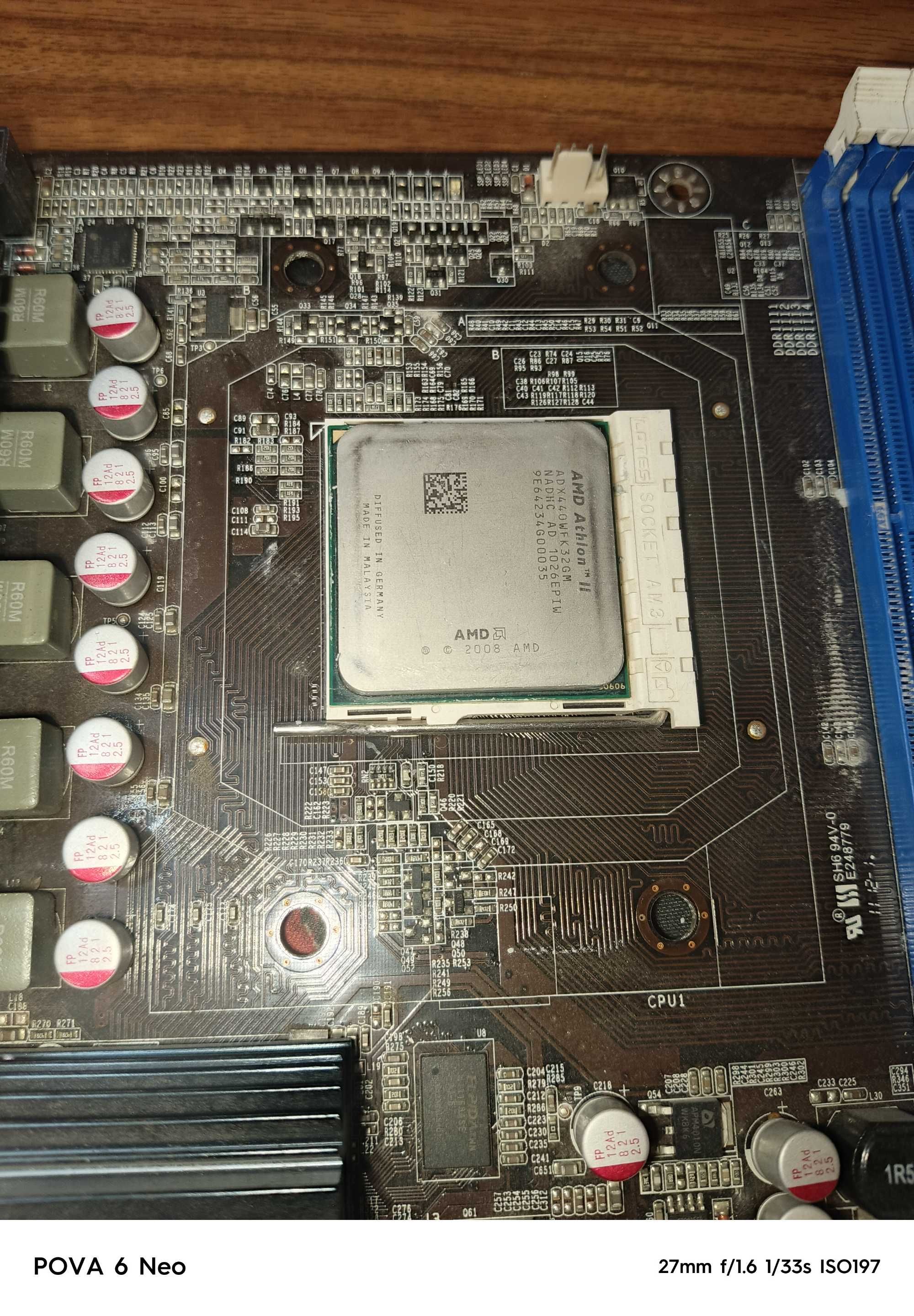 Комплекм АМ3+, Athlon II X3 440 3.0GHz,DDR3 2*8GB, в.карта 2GB