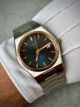 Чоловічий годинник Tissot PRX Powetmatic 80 Gold Bezel. Мужские часы