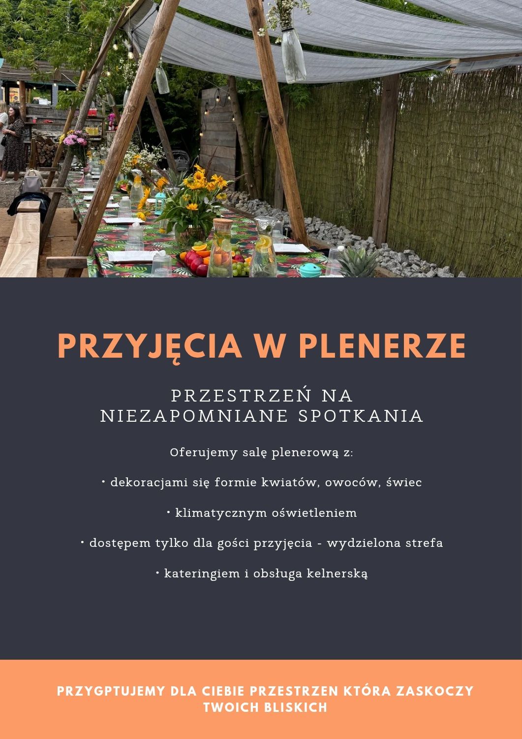 Sala Lokal do wynajęcia Plenerowy Kino Plener Bar Aloha Nocleg BAŁTÓWi