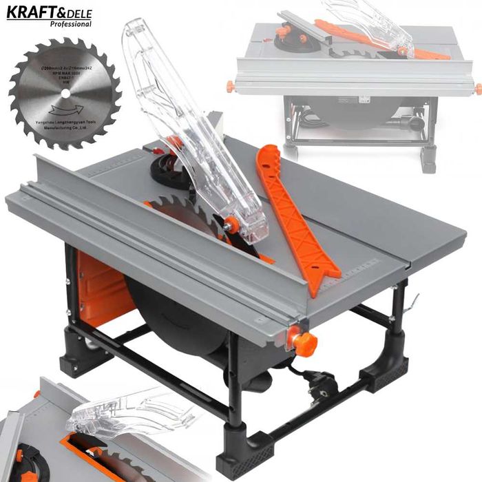 KRAFT&DELE Piła Stołowa Krajzega Cięcia Drewna Przecinarka 1500W KD554