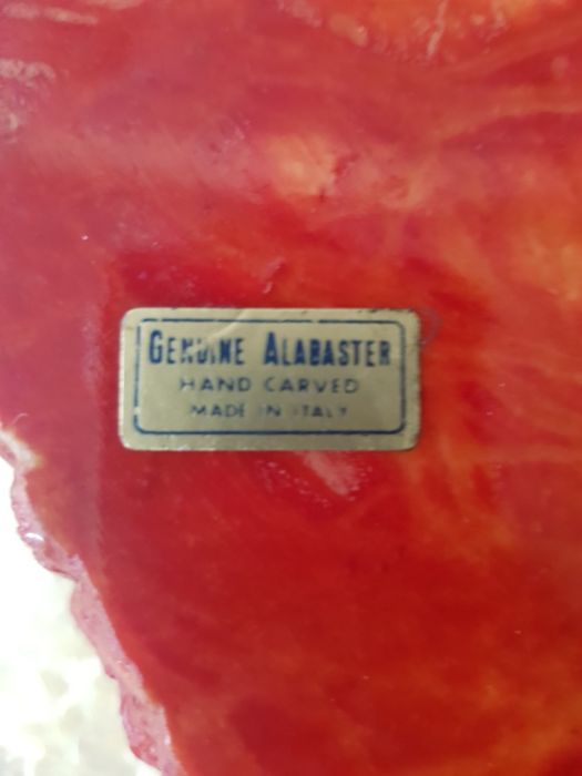 Conjunto peças Alabastro Vermelho