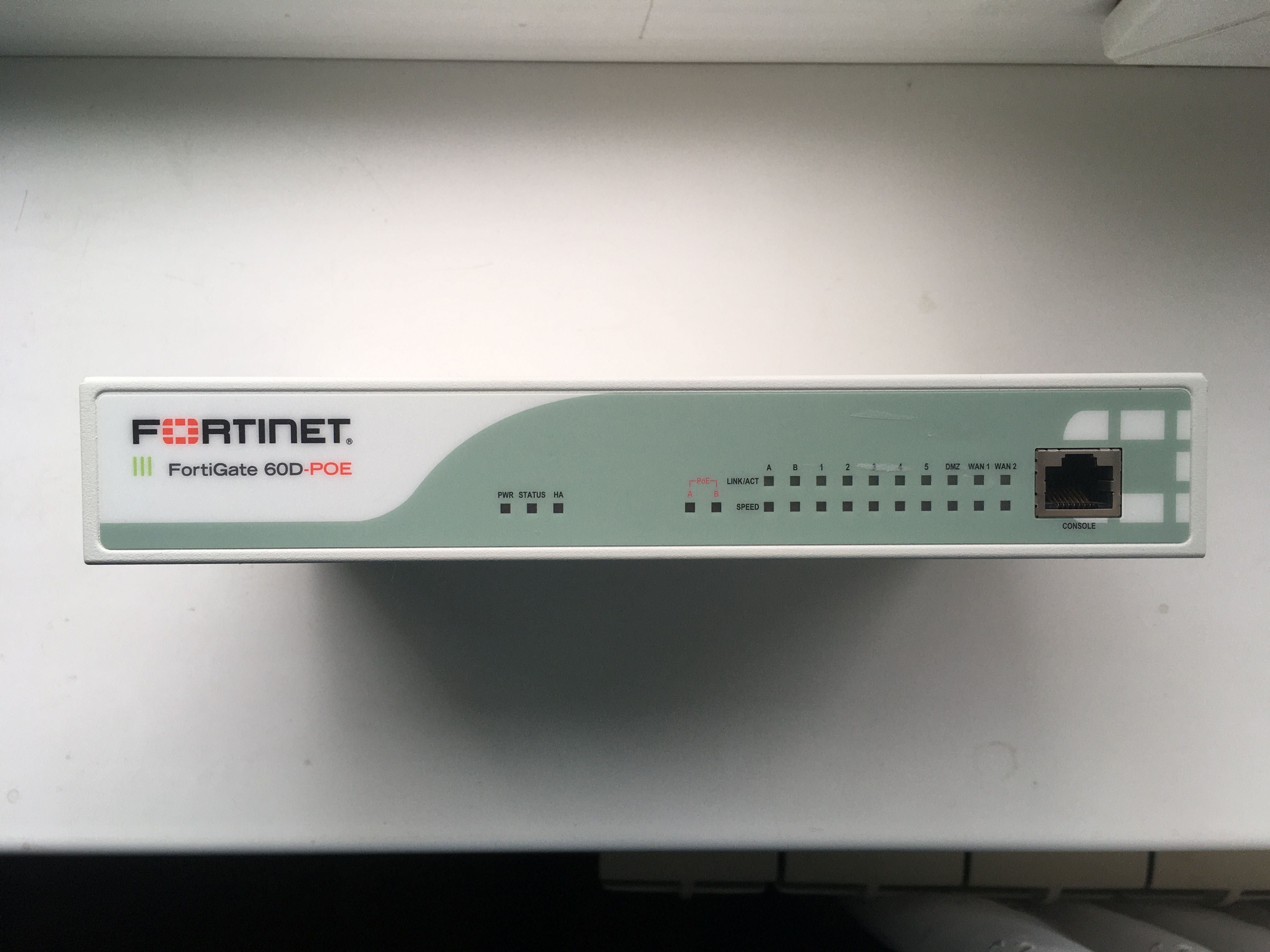 Міжмережевий екран, роутер FortiGate, Fortinet FG-60D-POE