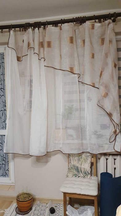 Firana na okno balkonowe