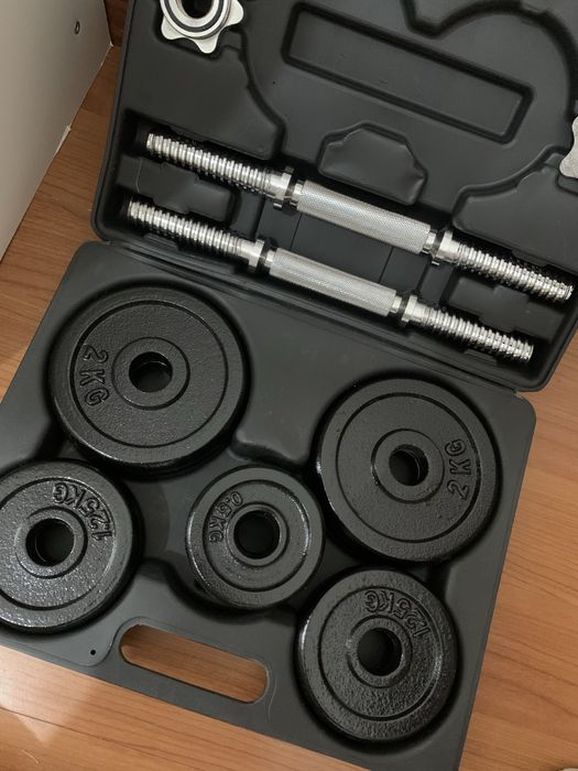 Conjunto de Halteres | Everlast - 18kg (NOVO)