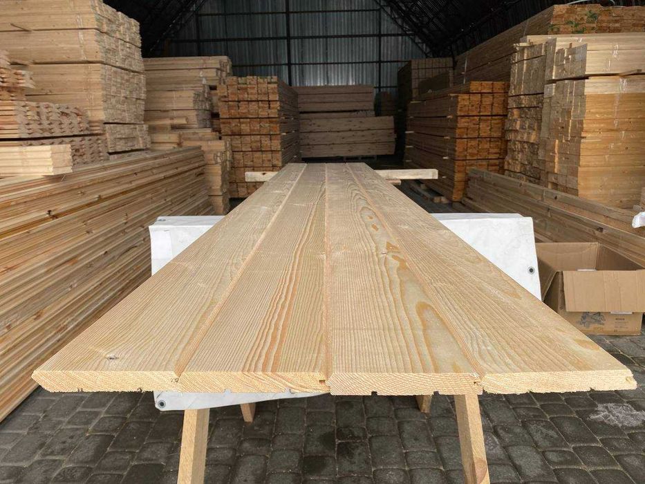 Вагонка Фальшбрус Імітація бруса Блок хаус Дошка підлоги