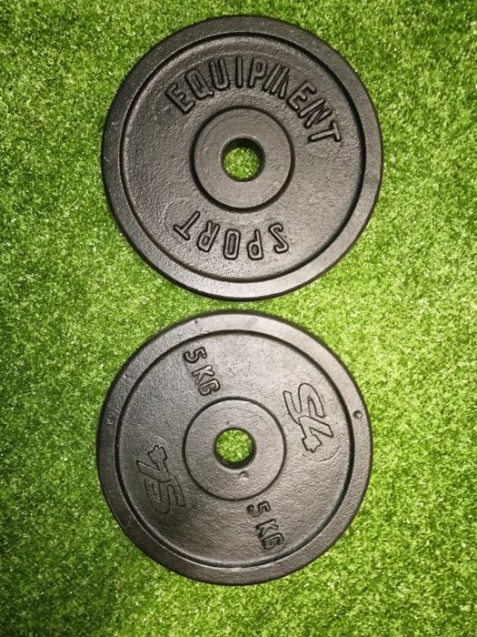 2x5kg obciążenie żeliwne talerze