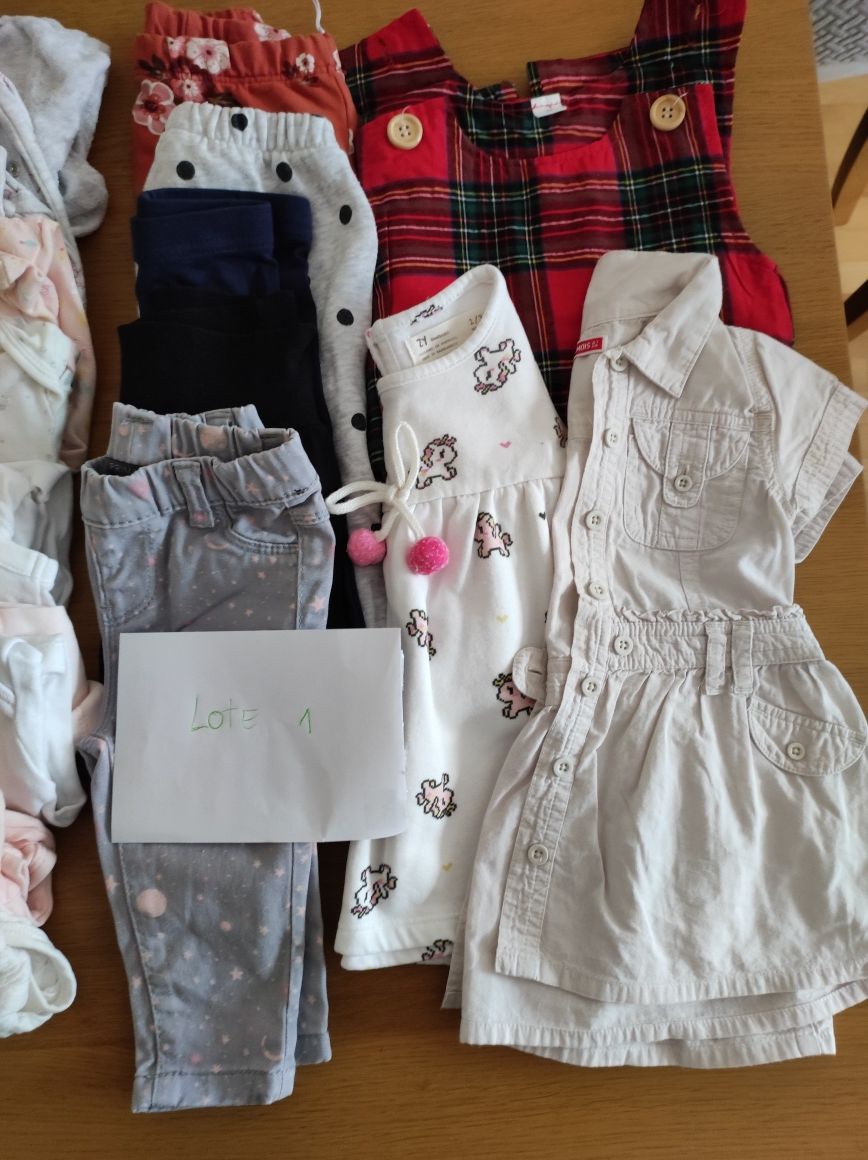 Lote roupa bebé menina - 3/6 meses