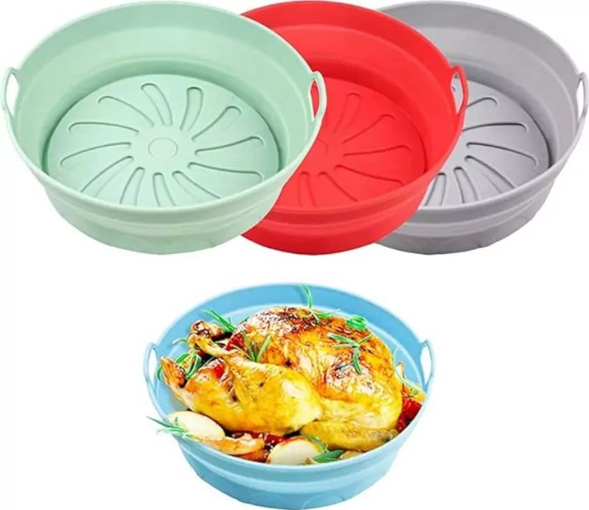wkład silikonowy do air fryer frytkownicy beztłuszczowej forma 20cm