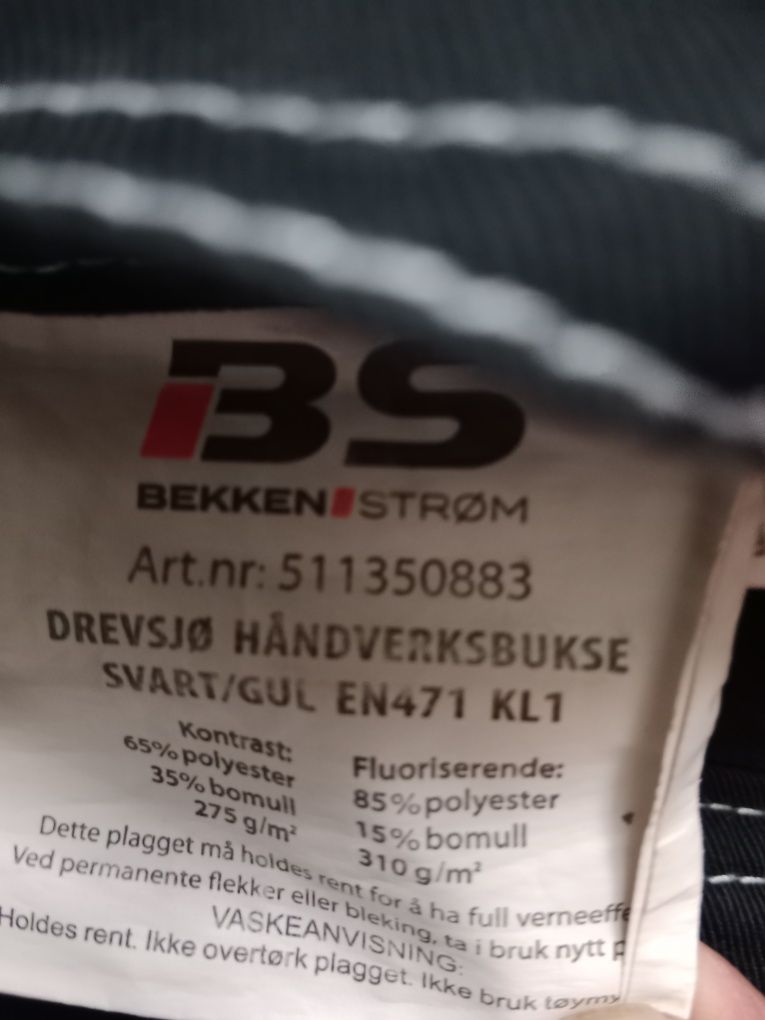 Bekken Storm spodnie robocze roz 48