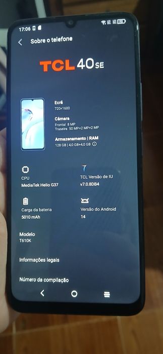 TLC 40 SE como novo