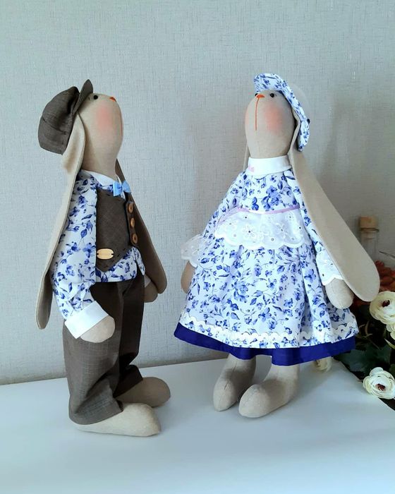 Зайка тильда ручной работы