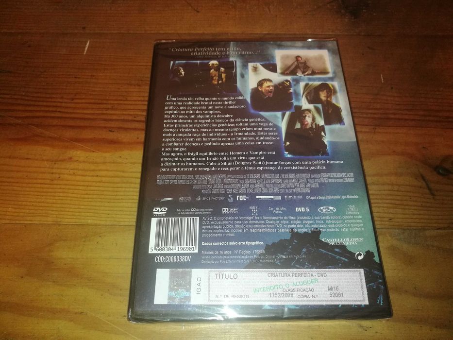 CRIATURA PERFEITA 	DVD Novo (legendagem em Português)