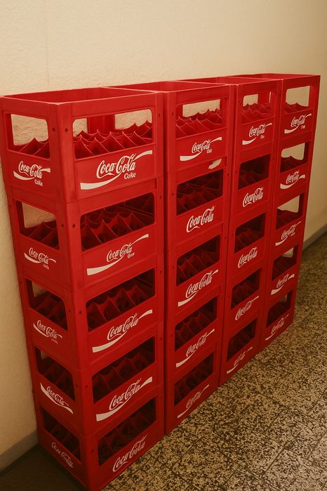 20 skrzynek Coca-Cola – oryginał, stan bdb – Poznań Piątkowo