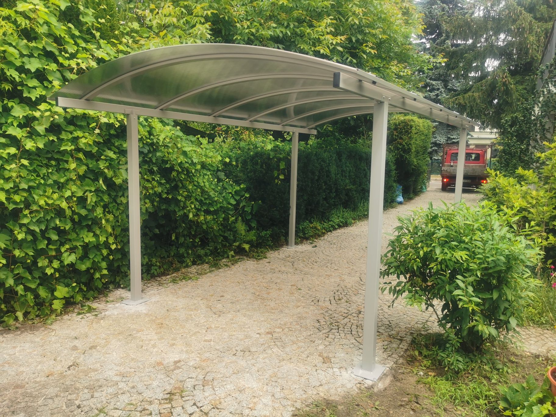 Zadaszenie zadaszenia na balkon taras Wiaty samochodowe Wiata garazowa
