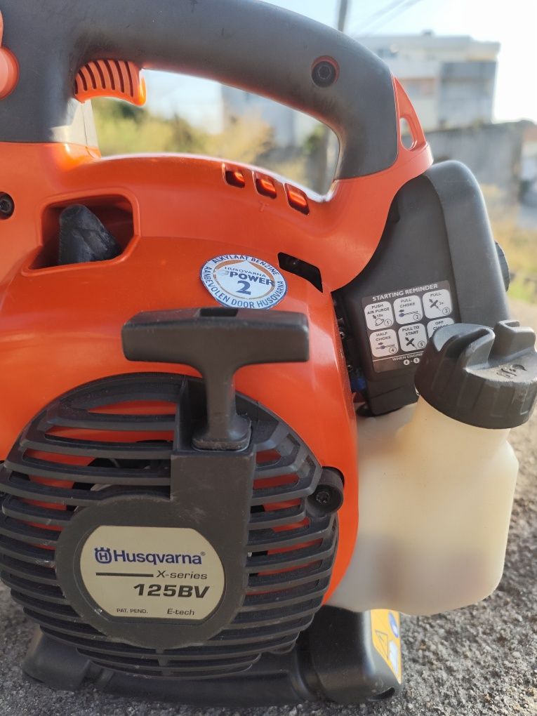 Soprador Husqvarna 125 bvx como novo