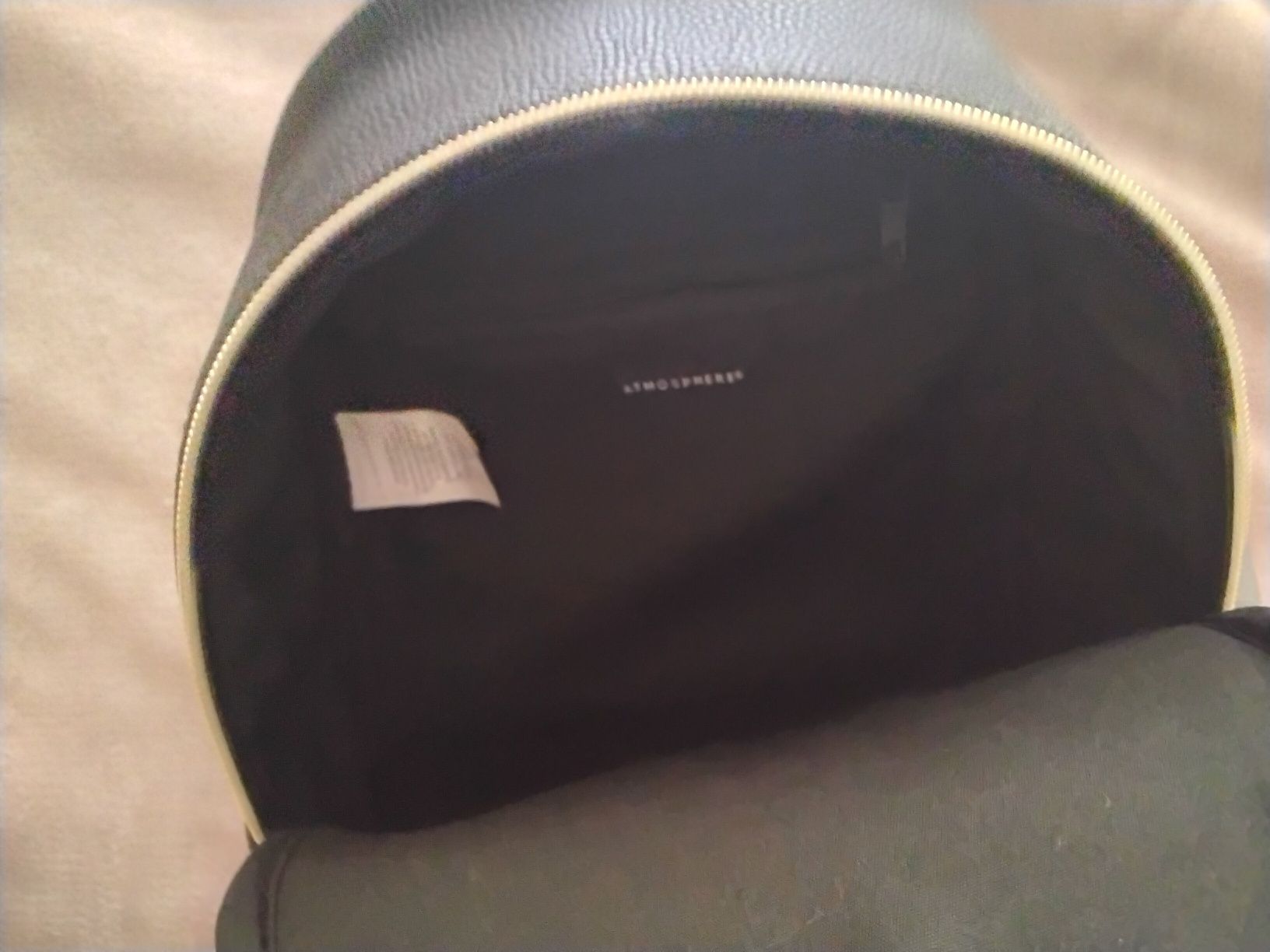 Mochila cor de rosa claro e preto