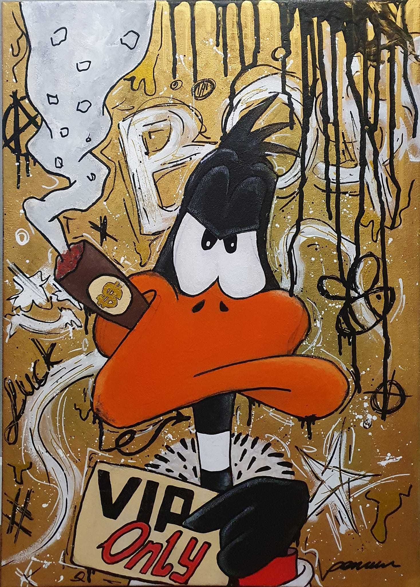 Obraz Akryl Looney Tunes Pop Art 50x70 handmade komiks pop art