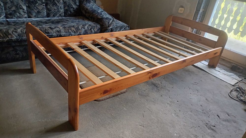 Łóżko drewniane Olcha 90x200 cm