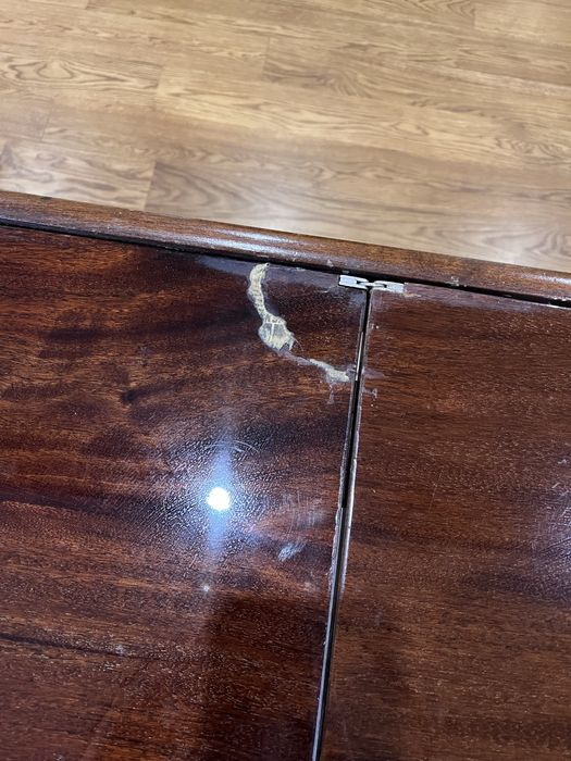 Стіл великий розкладний дерево лак