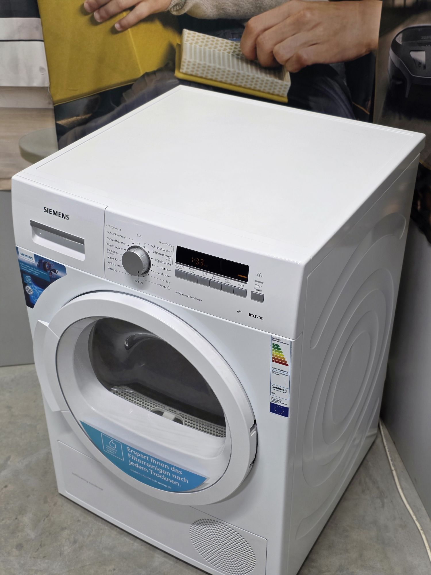 Сушильна машина SIEMENS iQ700 тепловий насос  A++ 8КГ Germany