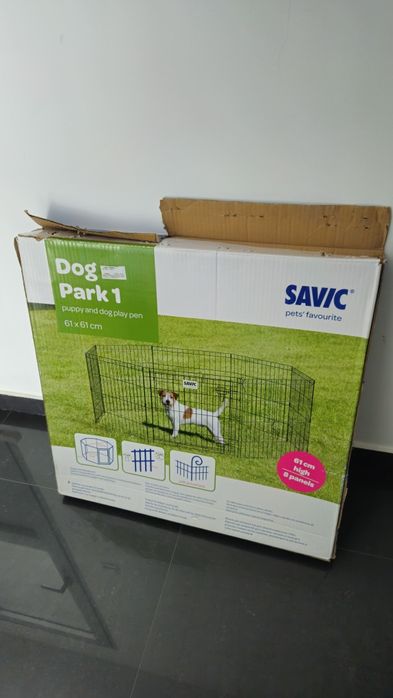 Parque para cães desmontável