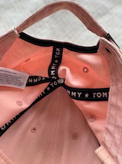 Tommy Hilfiger hat czapka różowa pink z daszkiem basic sport