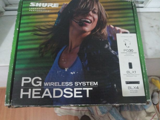Conjunto headset Shure PG+BLX