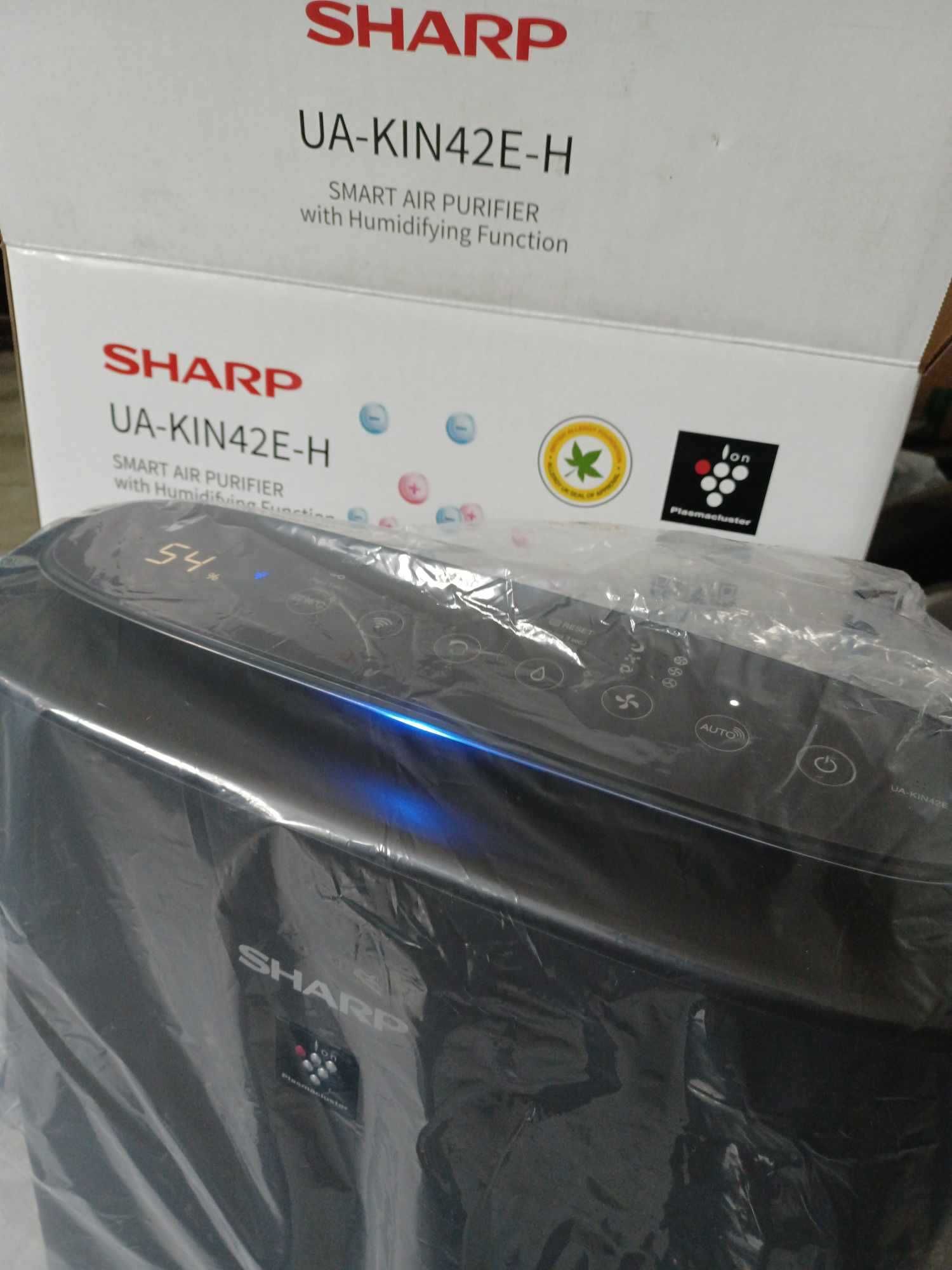 Nowy Oczyszczacz powietrza Sharp UA-KIN42E-H - sterowanie telefonem