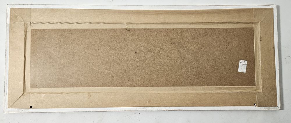 Obraz Michał Anioł "Stworzenie Adama" w gispowej ramie 107,5x42,5cm
