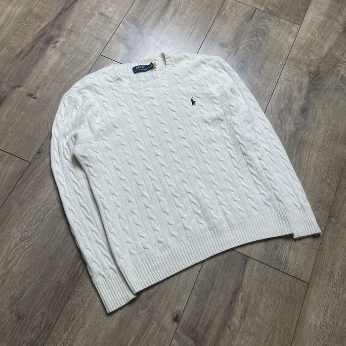 Светр Ralph Lauren. Базовий светр Polo ralph lauren крупної вязки