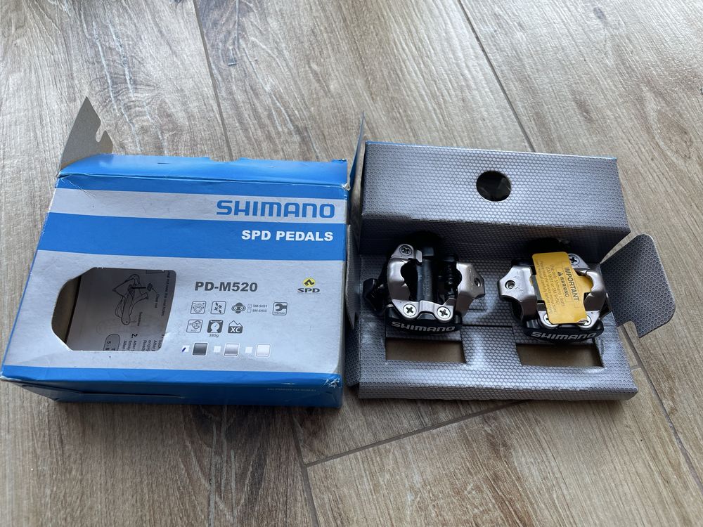 Pedały rowerowe Shimano PD-M520