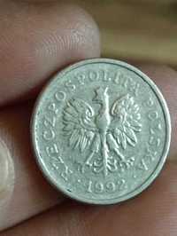 Sprzedam monete 1 zloty 1992 rok