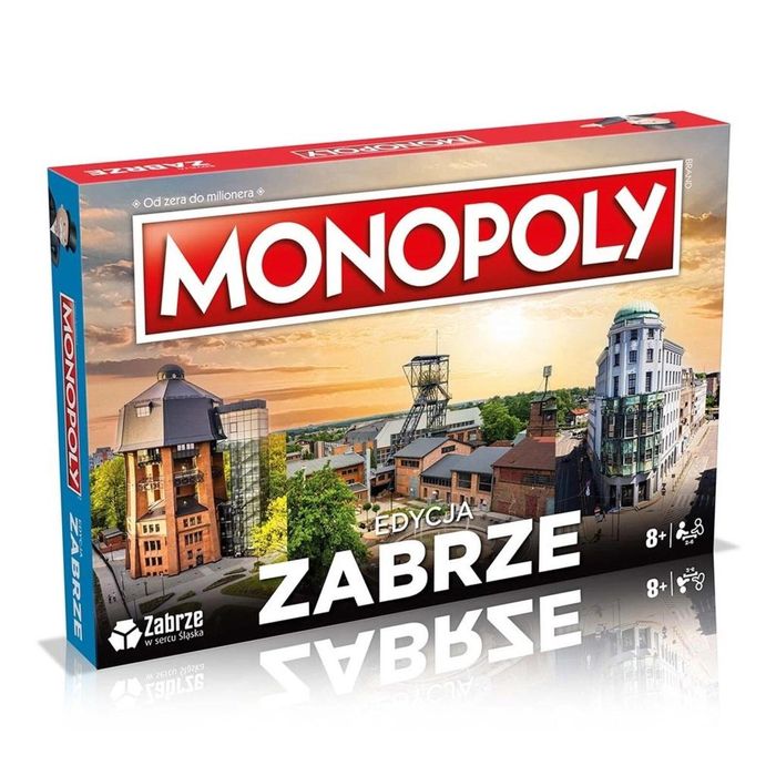 Monopoly Zabrze Winning Moves pudełko,406x270 mm