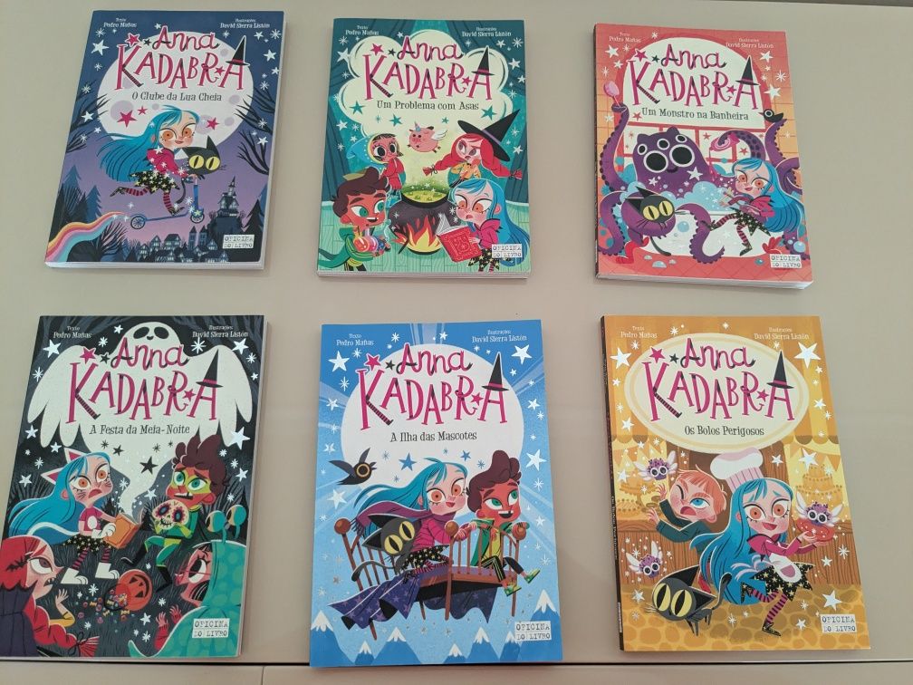 6 livros - Anna Kadabra