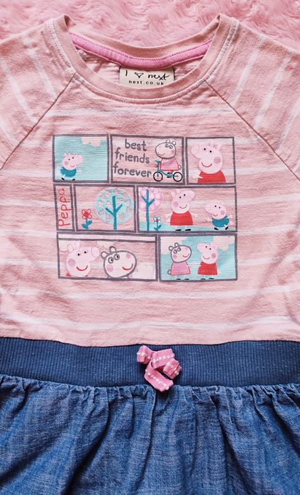 Next Sukienka ze Świnką Peppą Peppa Pig r.92