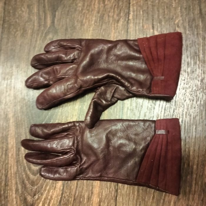 Перчатки жіночі шкіряні