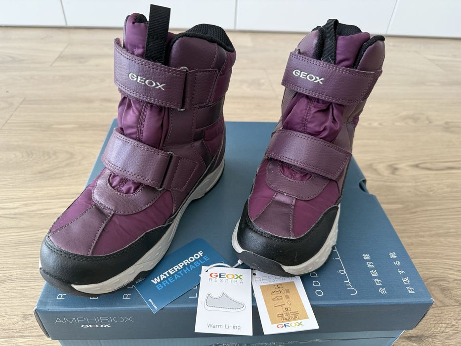 Super śniegowce dziewczęce Geox, rozm. 35, stan super