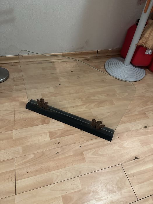 Proteção lareira vidro