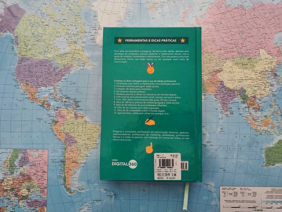 Livro Agenda de Marketing e Redes Sociais - Vasco Marques - Novo