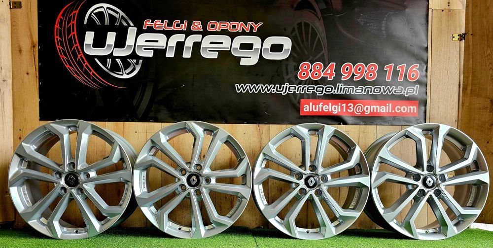 NOWE ALUFELGI RENAULT - 18x5x114,3 - Austral, Clio,Megane,Talisman