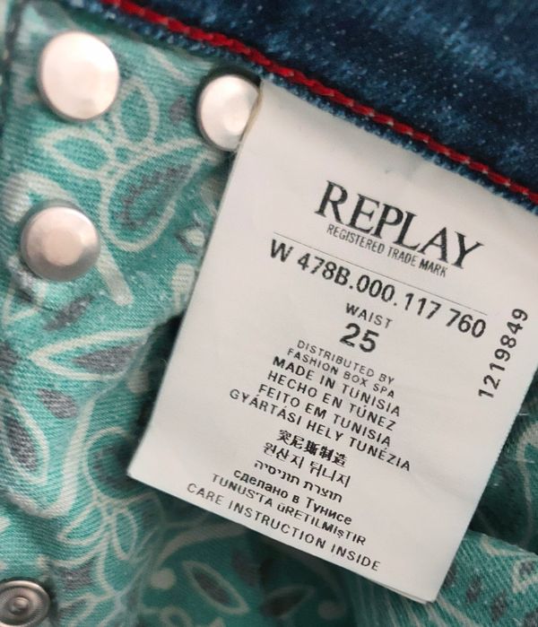 Damskie jeansy Replay Julicks Slim Fit W25 L30