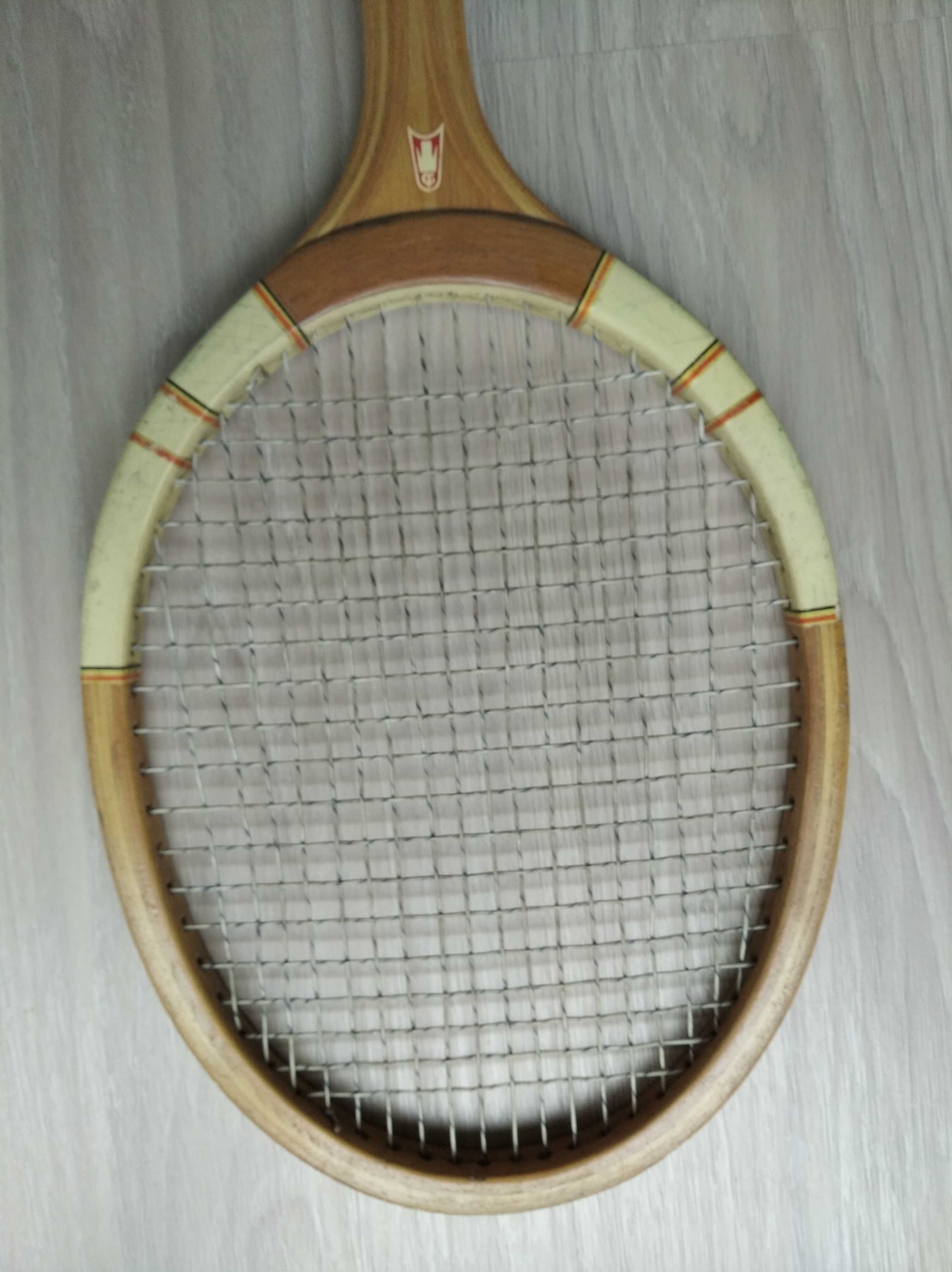 Drewniana rakieta tenisowa l. 70