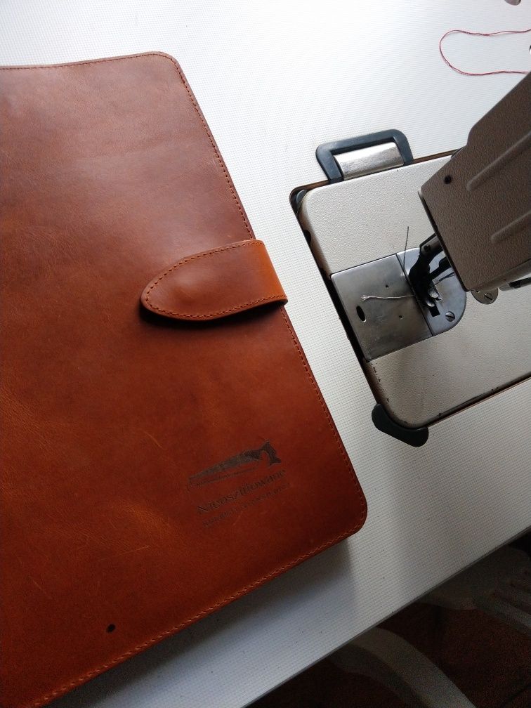 Etui, organizer na notes ze skóry bydlęcej A4, GRATIS