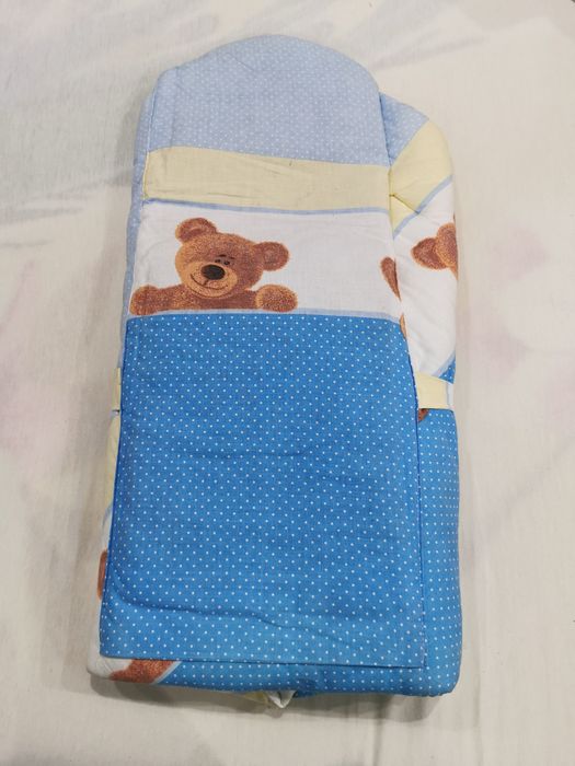 Rożek becik usztywniany kokosem - bawełna